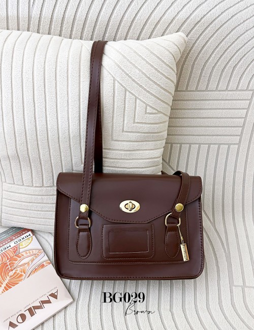 CHIC CHOC HANDBAG (BROWN) BG029