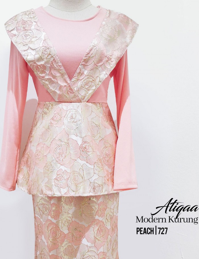 ATIQAA KURUNG MODERN (PEACH) 727 / P727