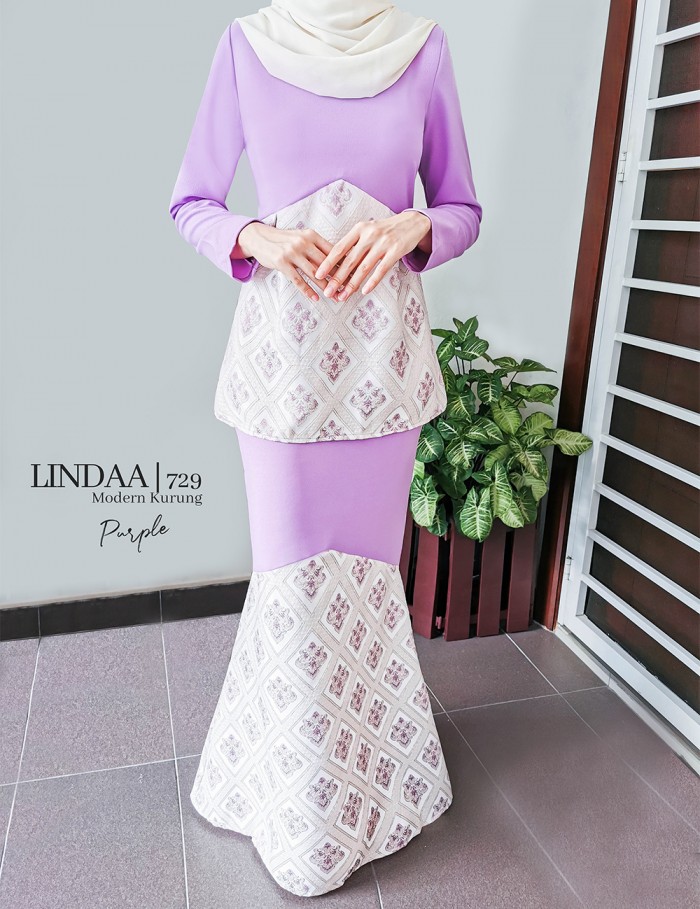 LINDAA KURUNG MODERN (PURPLE) 729 / P729