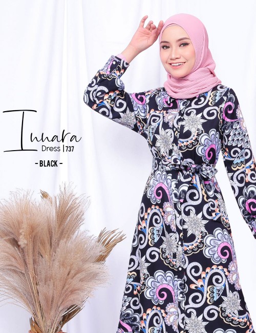 INNARA DRESS (BLACK) 737 / P737