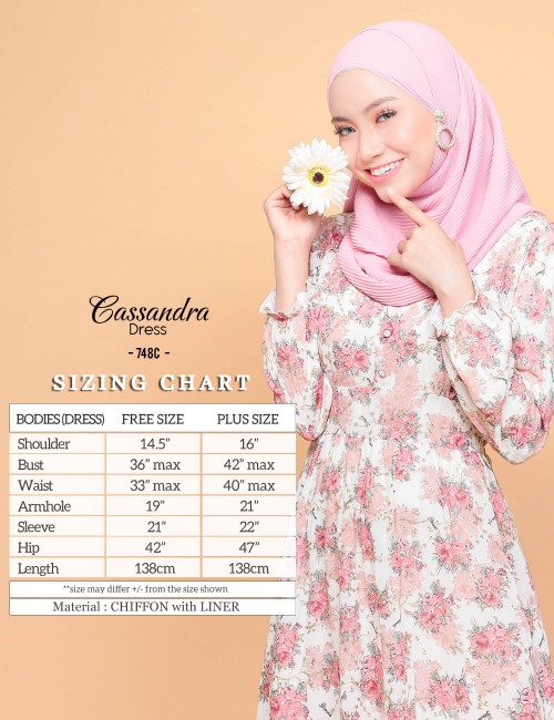 CASSANDRA DRESS (L) 748 / P748 / SP748