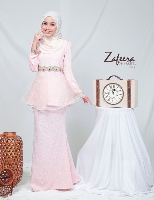 ZAFEERA KURUNG MODERN (PASTEL PINK) 764 / P764