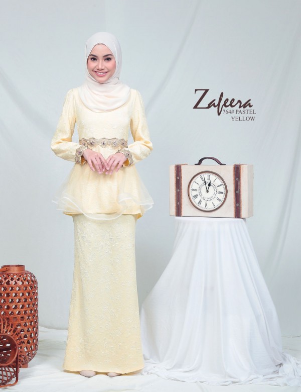 ZAFEERA KURUNG MODERN (PASTEL YELLOW) 764 / P764