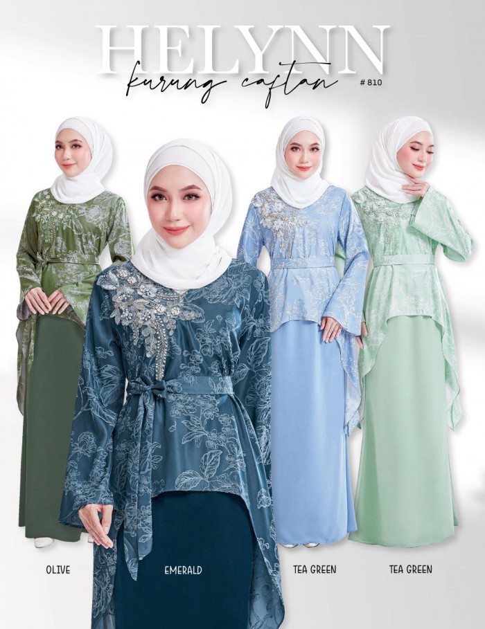 HELYNN KURUNG MODERN (TEA GREEN) 810