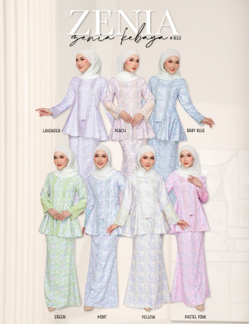 ZENIA KEBAYA MODERN (MINT) 812