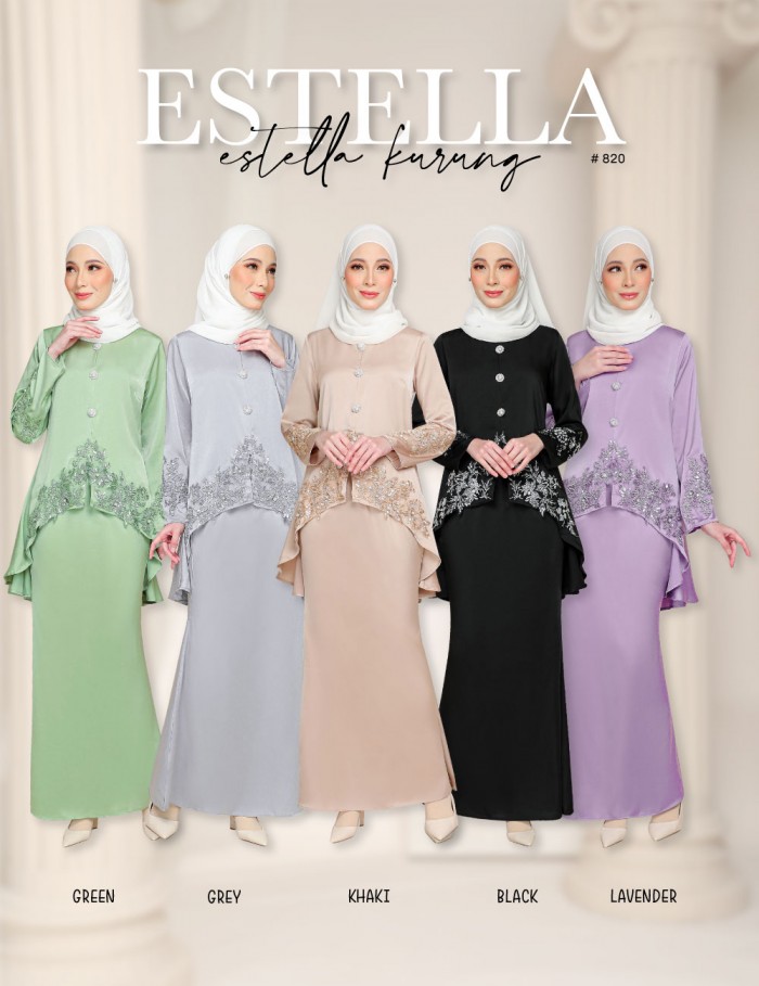 ESTELLA KURUNG MODERN (LAVENDER) 820