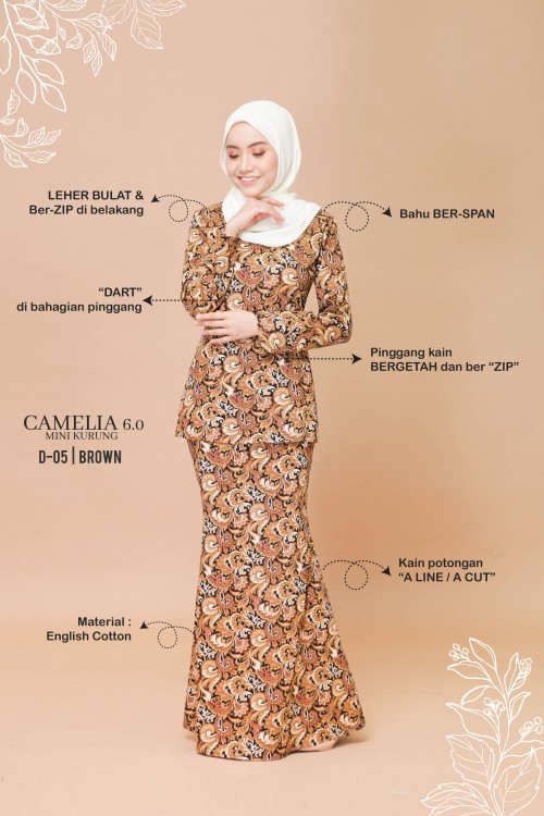 CAMELIA 6.0 MINI KURUNG (D02)