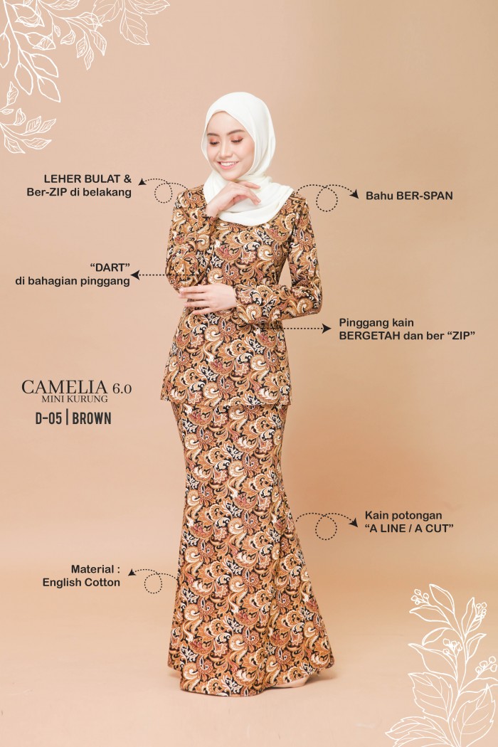 CAMELIA 6.0 MINI KURUNG (D07)