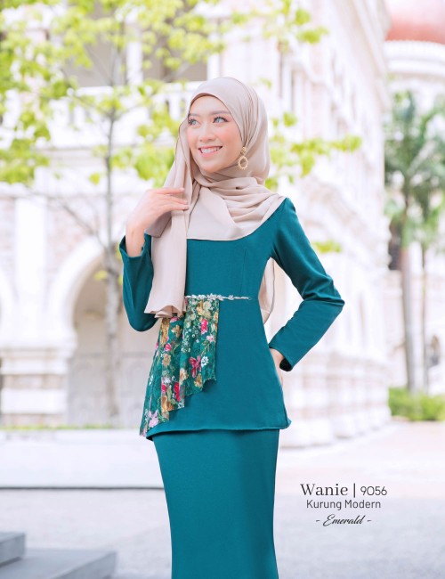 WANIE KURUNG MODERN (EMERALD) 9056