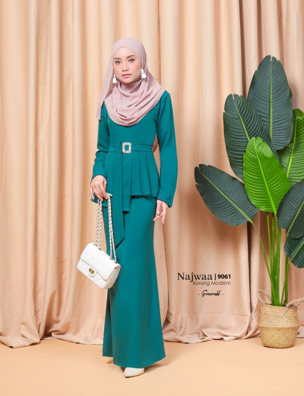 NAJWAA KURUNG MODERN (EMERALD) 9061