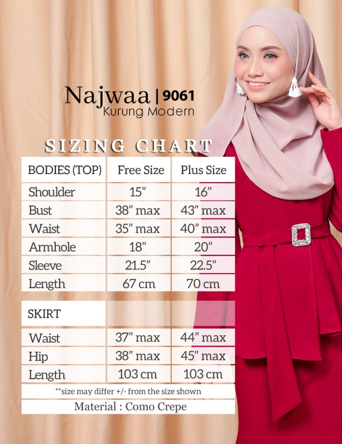 NAJWAA KURUNG MODERN (EMERALD) 9061