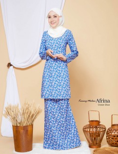 AFRINA KURUNG MODERN (OCEAN BLUE)