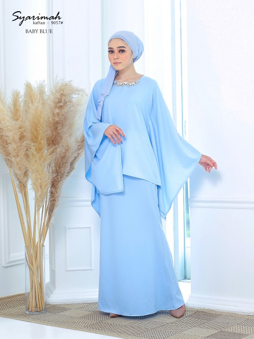 SYARIMAH KURUNG KAFTAN (BABY BLUE) 9057