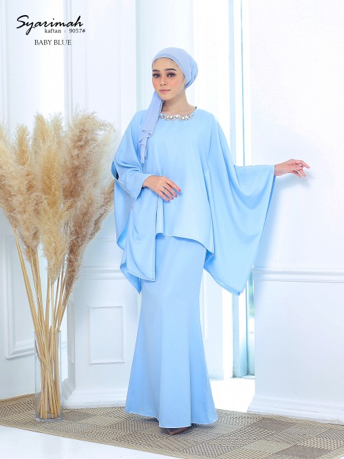 SYARIMAH KURUNG KAFTAN (BABY BLUE) 9057