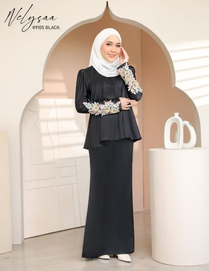 KIDS NELYSAA KURUNG (BLACK) K9105