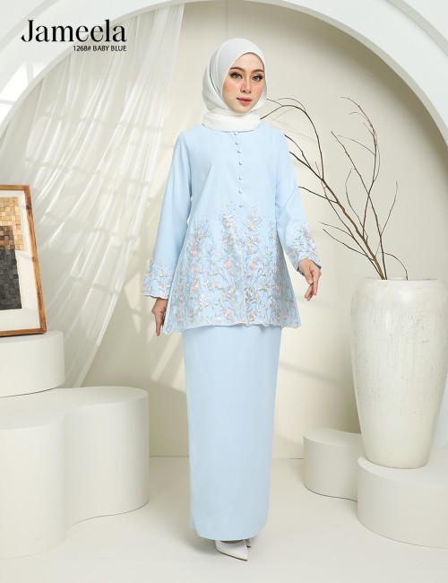 JAMEELA KURUNG MODERN (BABY BLUE) 1268