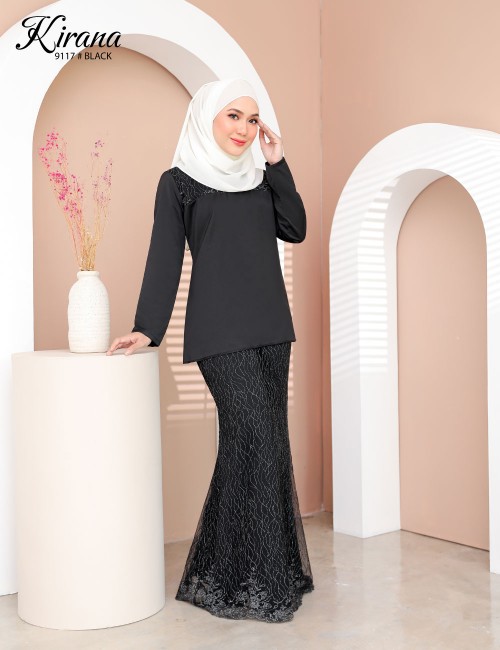 KIRANA KURUNG MODERN (BLACK) 9117 / P9117