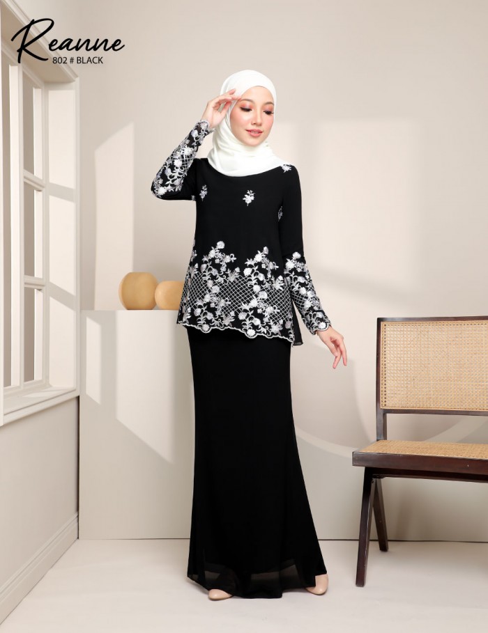 REANNE KURUNG MODERN (BLACK) 802 / P802