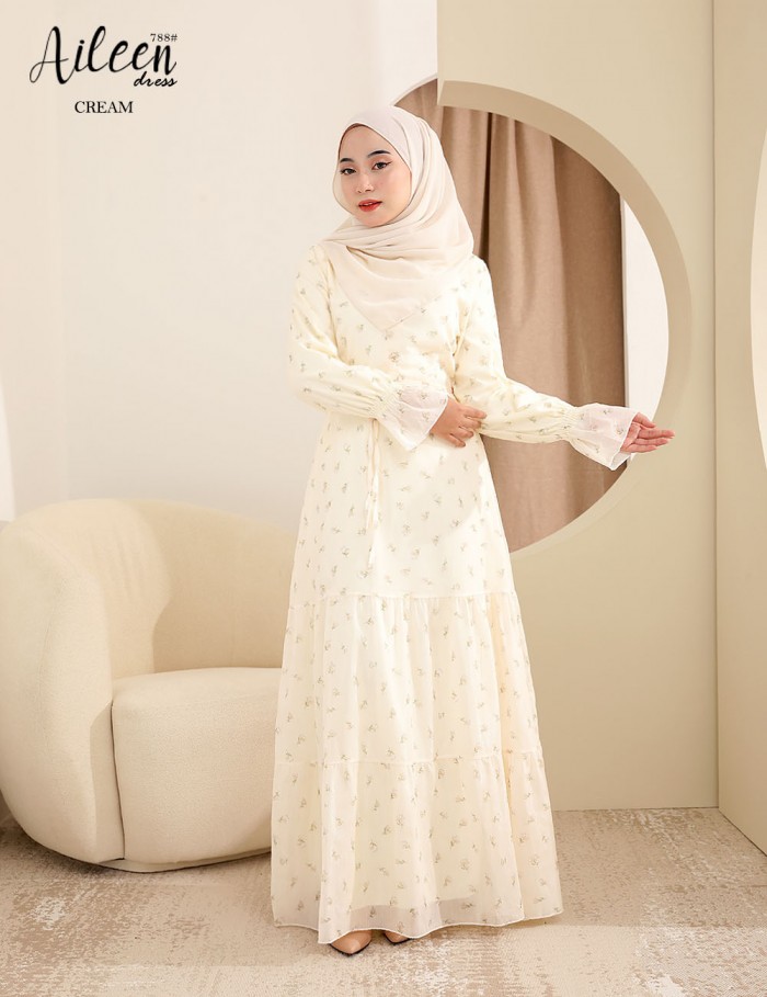 AILEEN DRESS (CREAM) 788 / P788 / SP788