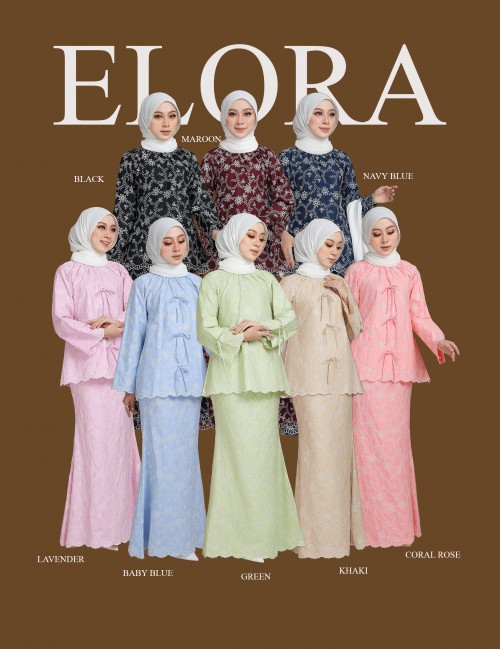 ELORA KURUNG MODERN (BABY BLUE) 829