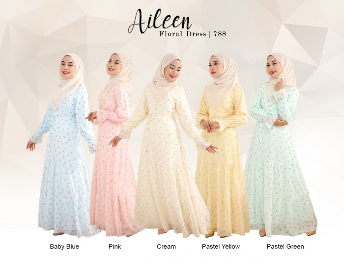 AILEEN DRESS (CREAM) 788 / P788 / SP788