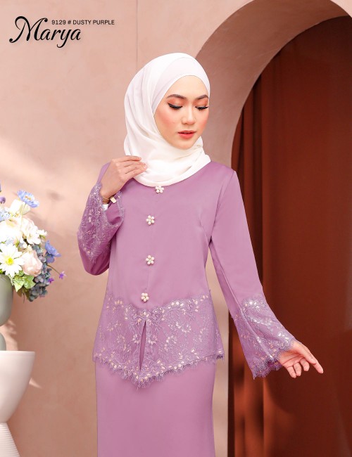 MARYA KURUNG MODERN (DUSTY PURPLE) 9129 (ACC24 OUT OF STOCK,NOT INCLUDE)