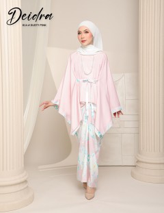 DEIDRA KAFTAN KURUNG (DUSTY PINK) 814