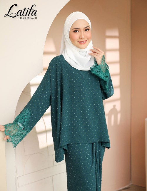 LATIFA KURUNG MODERN (EMERALD) 9110