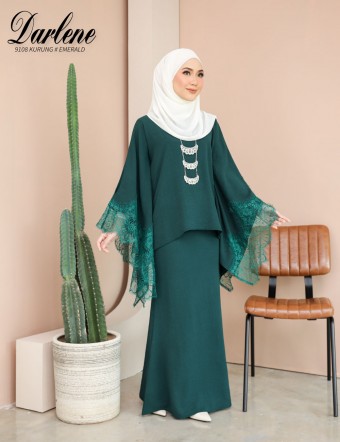 DARLENE KURUNG KAFTAN (EMERALD) 9108