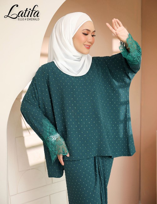 LATIFA KURUNG MODERN (EMERALD) 9110