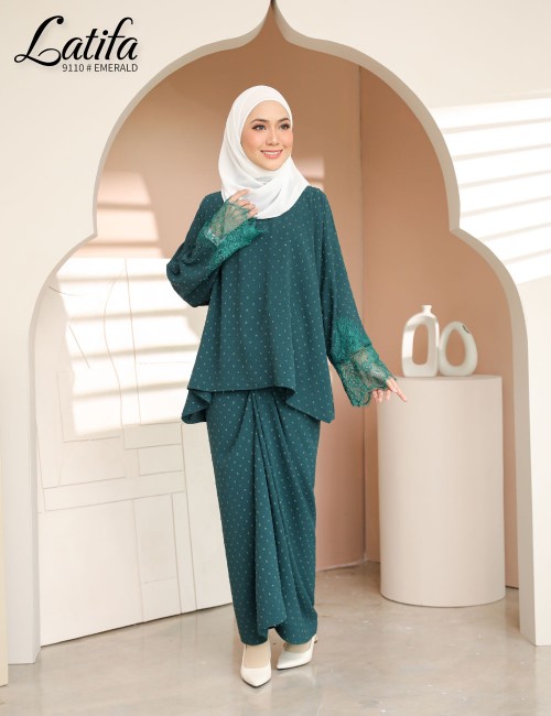 LATIFA KURUNG MODERN (EMERALD) 9110