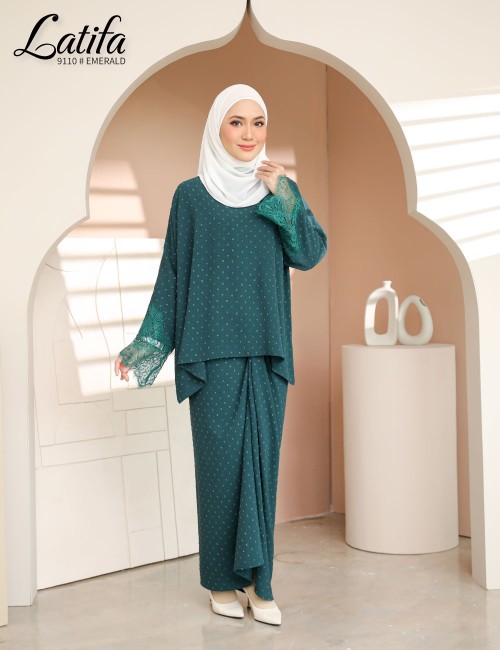 LATIFA KURUNG MODERN (EMERALD) 9110