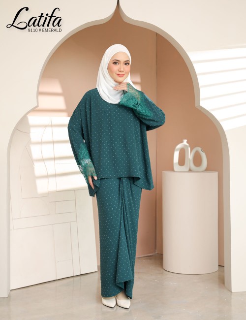 LATIFA KURUNG MODERN (EMERALD) 9110