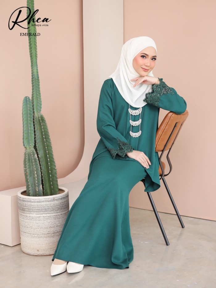 RHEA KEBAYA MODERN (EMERALD) 9106 / P9106