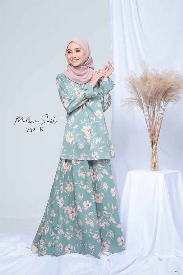 MALINA SUIT BLOUSE & SKIRT (K) 752 / P752