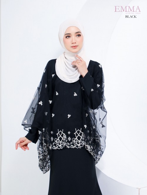 EMMA KURUNG MODERN (BLACK) 9086 / P9086 / SP9086