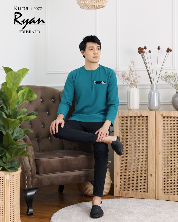 RYAN KURTA (EMERALD) 9077