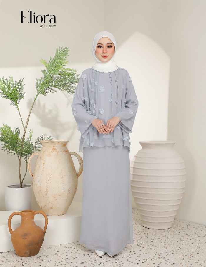 ELIORA KURUNG MODERN (GREY) 831