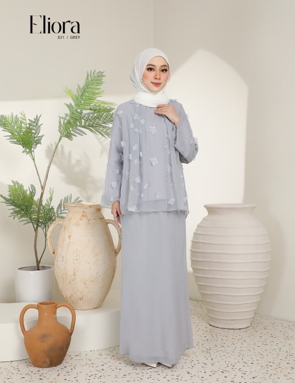 ELIORA KURUNG MODERN (GREY) 831