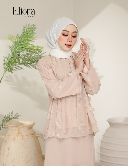 ELIORA KURUNG MODERN (KHAKI) 831