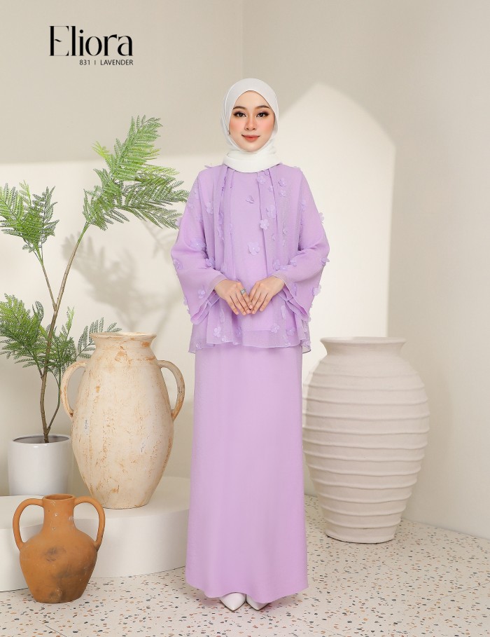 ELIORA KURUNG MODERN (LAVENDER) 831