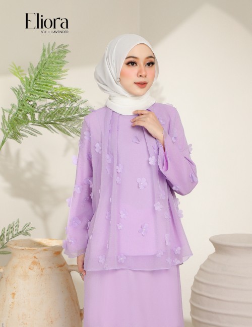 ELIORA KURUNG MODERN (LAVENDER) 831