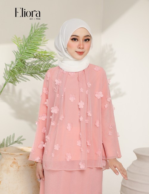 ELIORA KURUNG MODERN (PINK) 831