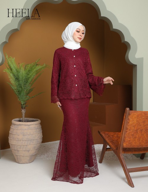 HEELA KURUNG MODERN (MAROON) 824