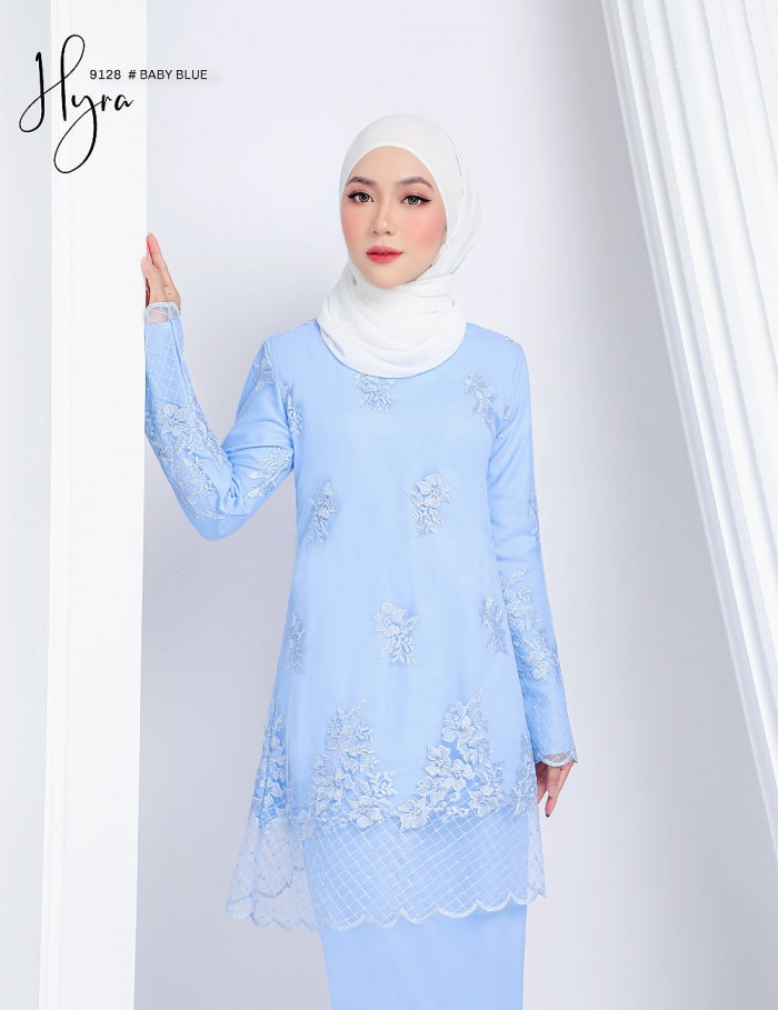 HYRA KURUNG MODERN (BABY BLUE) 9128