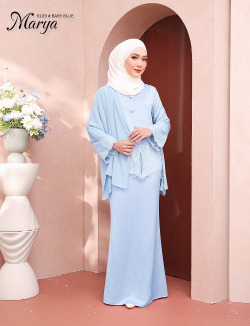 MARYA KURUNG MODERN (BABY BLUE) 9129