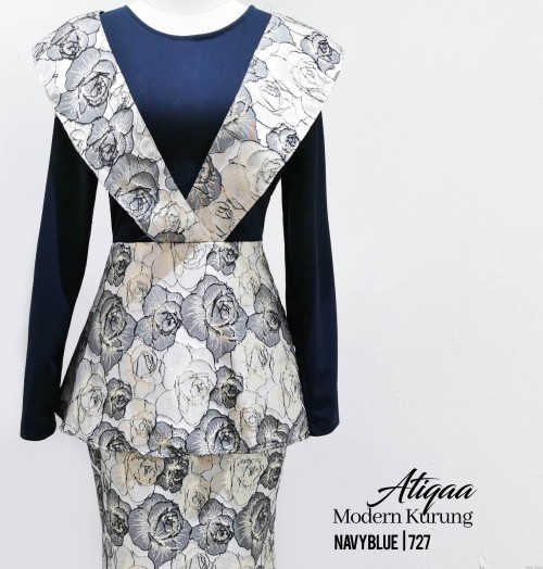 ATIQAA KURUNG MODERN (NAVY BLUE) 727 / P727