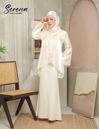 SERENA KEBAYA DRESS (CREAM) 9144