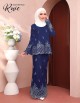 ROSIE KURUNG MODERN (NAVY BLUE) 9132 / P9132