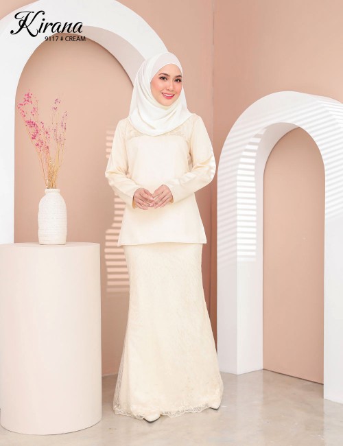 KIRANA KURUNG MODERN (CREAM) 9117 / P9117